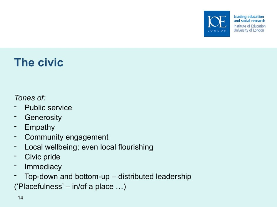 Slide 14, the civic, English original